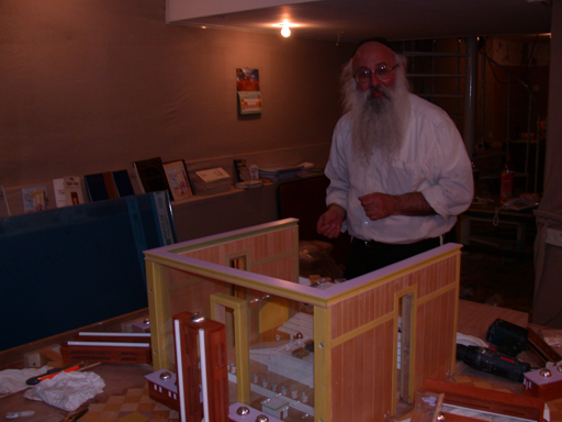 Rabbi Clorfene Assempling The Model
